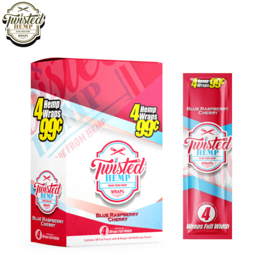 TWISTED HEMP WRAP 4CT/15PK   